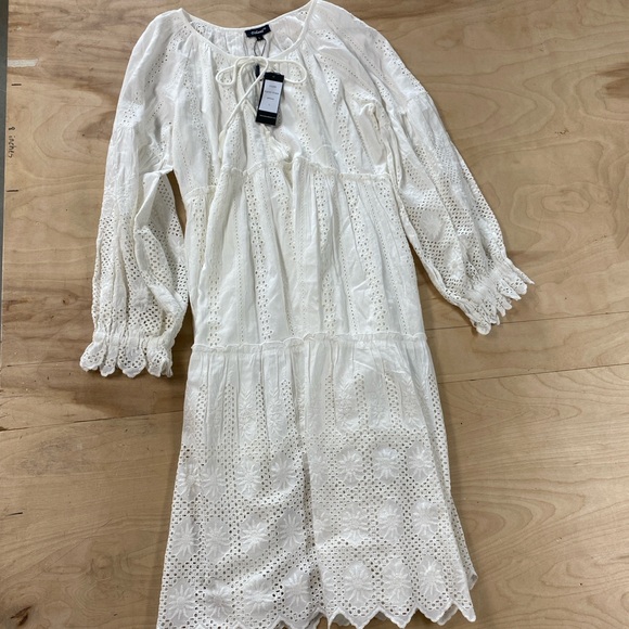 Sundance Boutique White Long Sleeve Dress - Picture 2 of 5